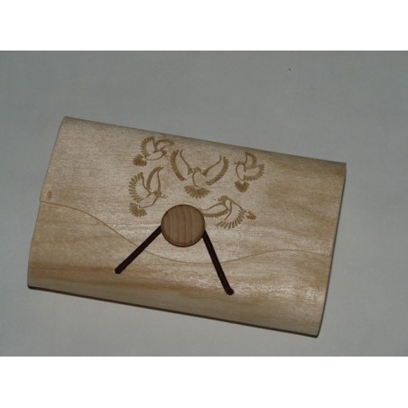 Puidust Kinkekarp 8 x 13 x 3,5 cm personaalse graveeringuga