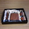 Фляжка 6oz дерево комплект с индивидуальной гравировкой