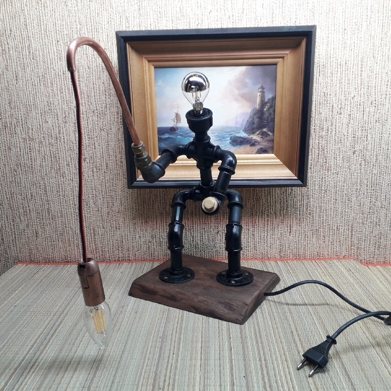 Käsitöö lamp  kalamees