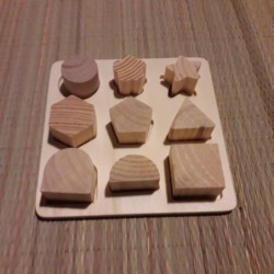 Laste puzzle  personaalse graveeringuga