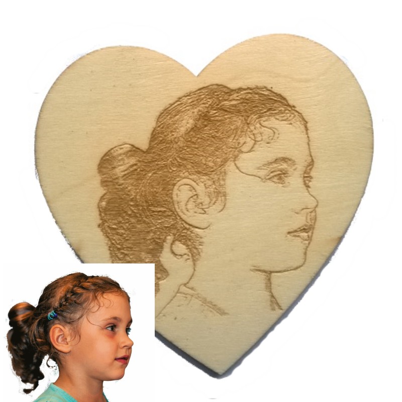 Fotoga külmkapimagnet Laser graveering
