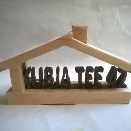 Puidust käsitöö silt 3D