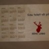 Puidust kalender personaalse graveeringuga